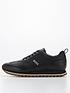 image of boss-parkour-leather-runner-trainers-black