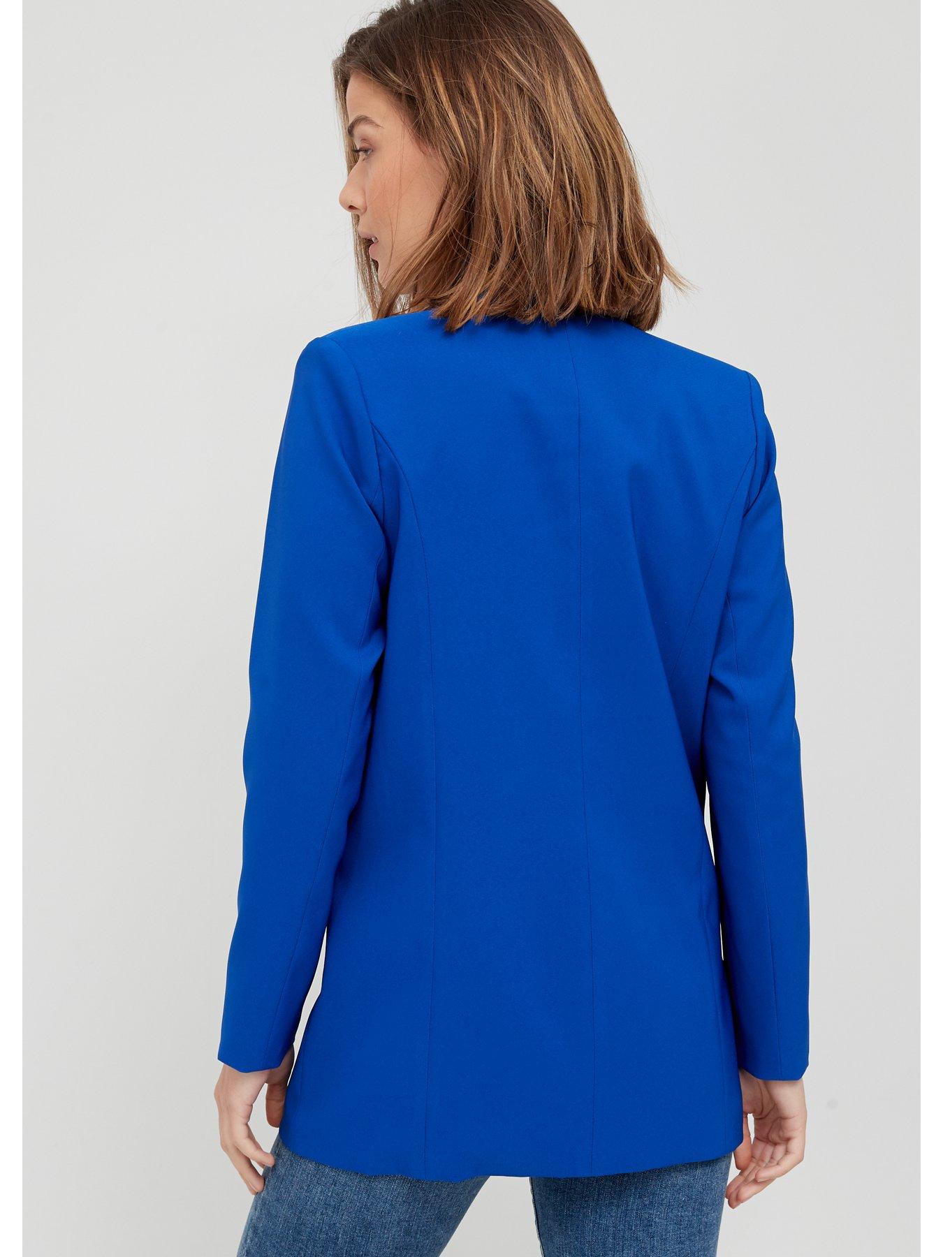 royal blue boyfriend blazer