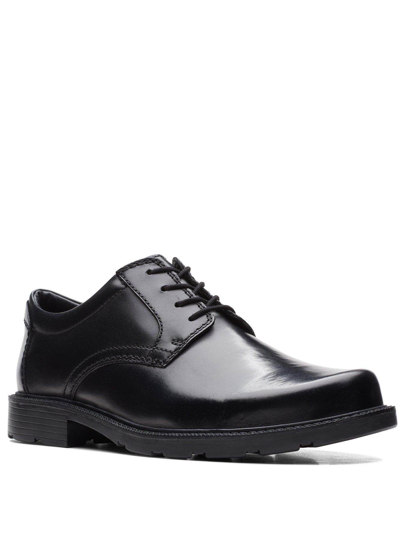 Clarks Kerton Lace Derby Shoes - Black | littlewoods.com