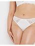  image of figleaves-pulse-lace-thong-whitenbsp