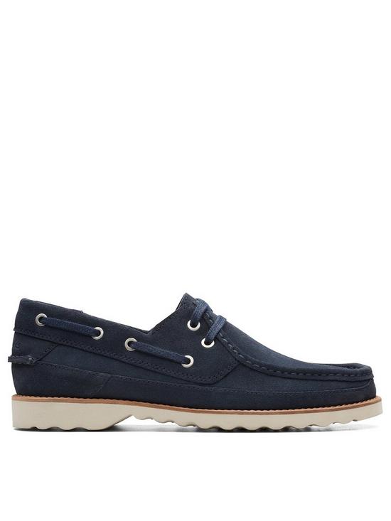 front image of clarks-durleigh-sail-shoes
