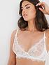  image of figleaves-pulse-lace-underwired-plunge-bra-whitenbsp