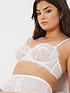  image of figleaves-pulse-lace-underwired-balcony-bra-white
