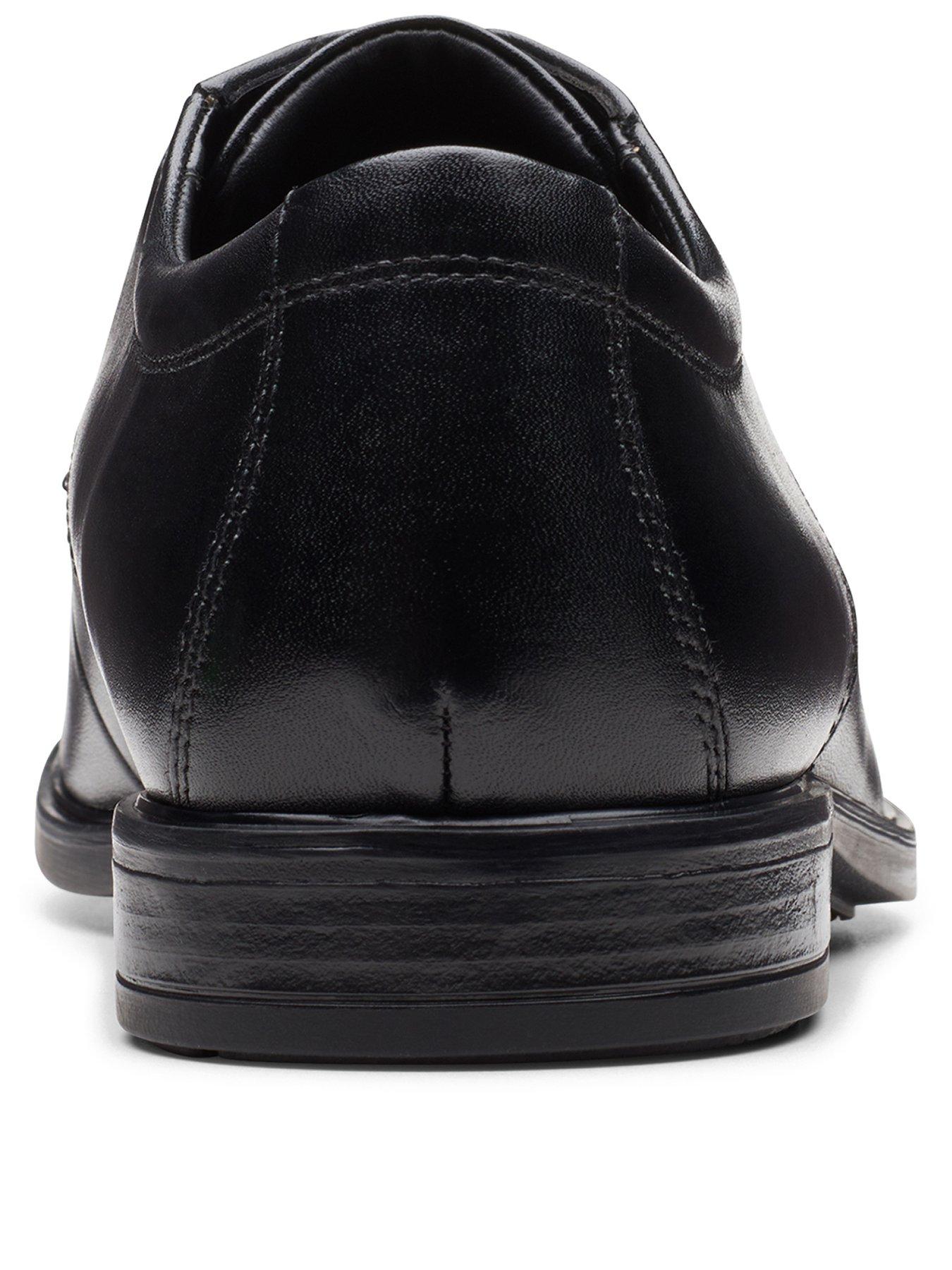 Image 2 of 6 of Clarks Mens Howard Walk Lace-Up Cushion Plus Oxford Shoes - Black
