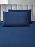  image of very-home-luxury-400-thread-count-soft-touch-sateen-standard-pillowcase-pair-navy