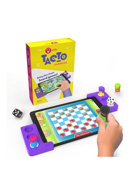 playshifu-tacto-classicsnbsp--4in1-board-games-ludo-checkers-ladders-tic-tac-toe-real-figurines-digital-games-ages-4-amp-up