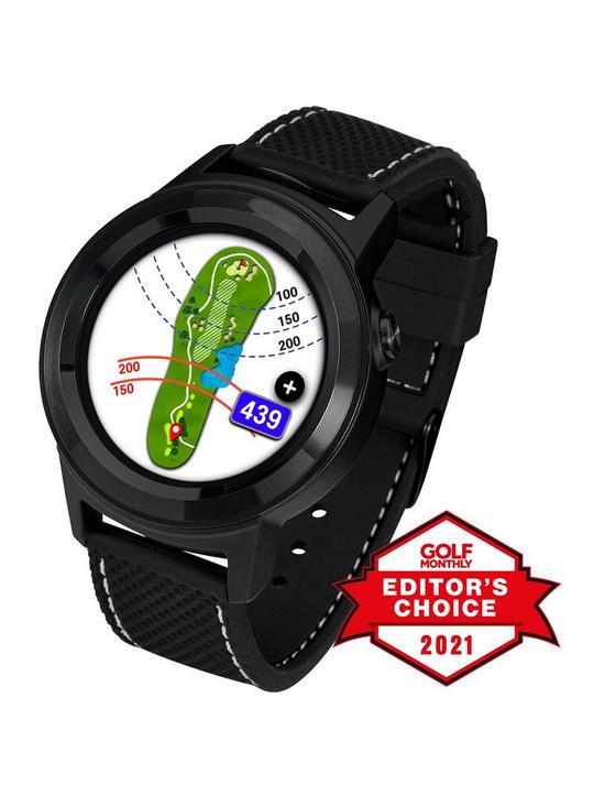 front image of golfbuddy-aim-w11-golf-gps-watch