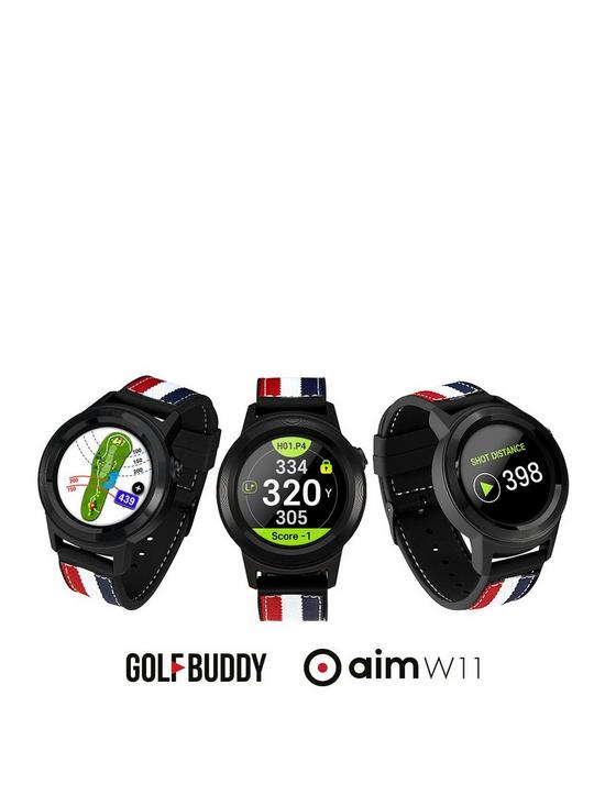 stillFront image of golfbuddy-aim-w11-golf-gps-watch