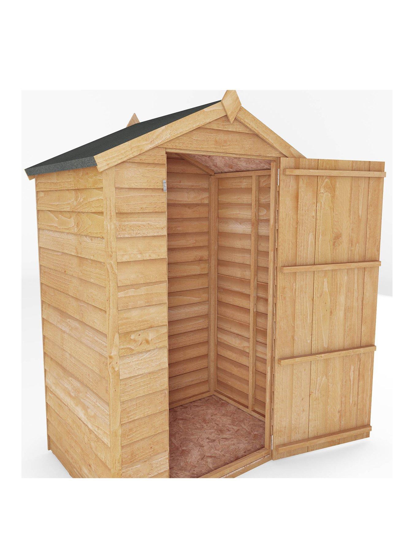 image of mercia-3-x-4-ftnbspoverlap-apex-windowless-shednbsp--fscreg-certified
