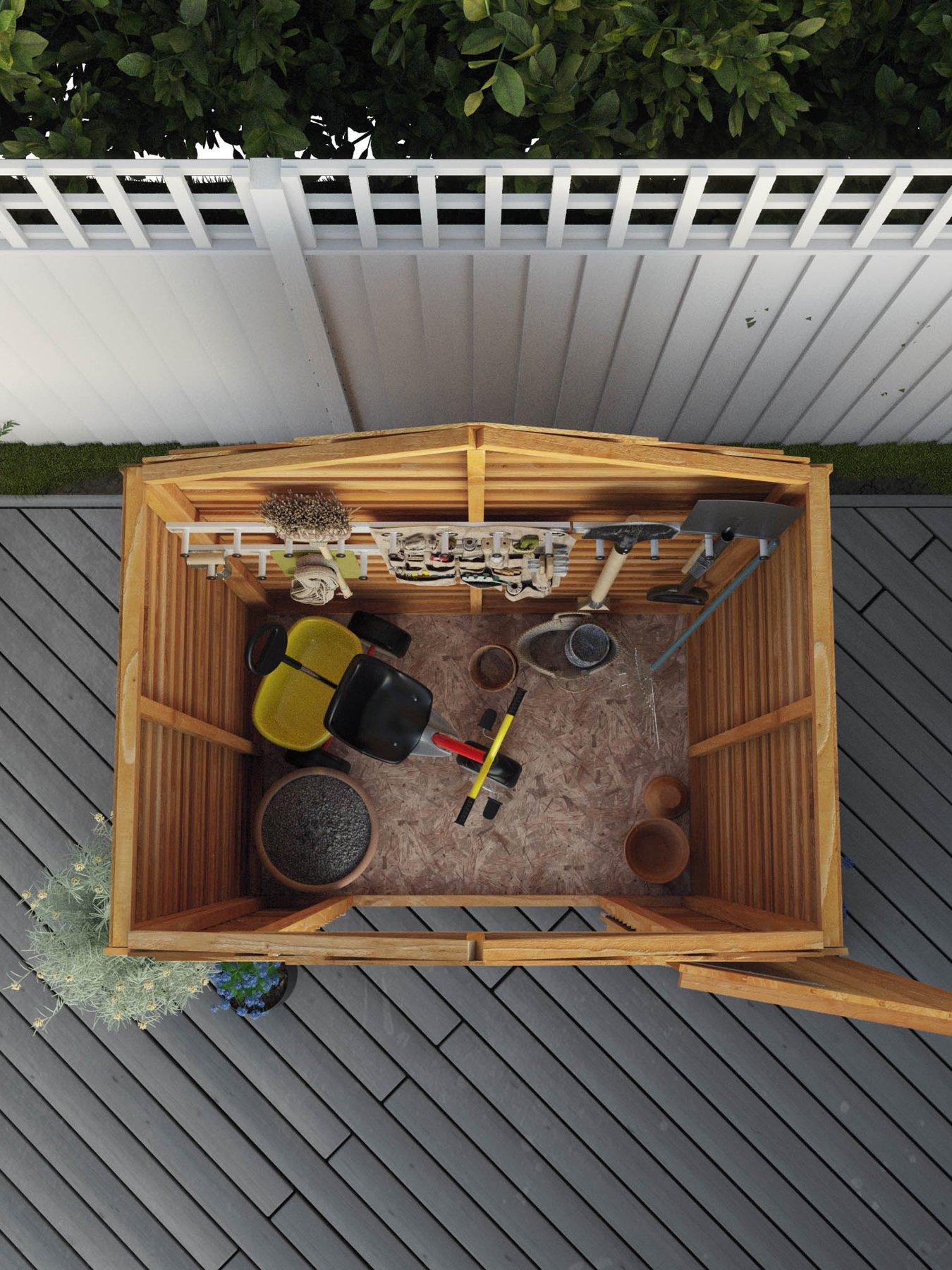  image of mercia-3-x-4-ftnbspoverlap-apex-windowless-shednbsp--fscreg-certified