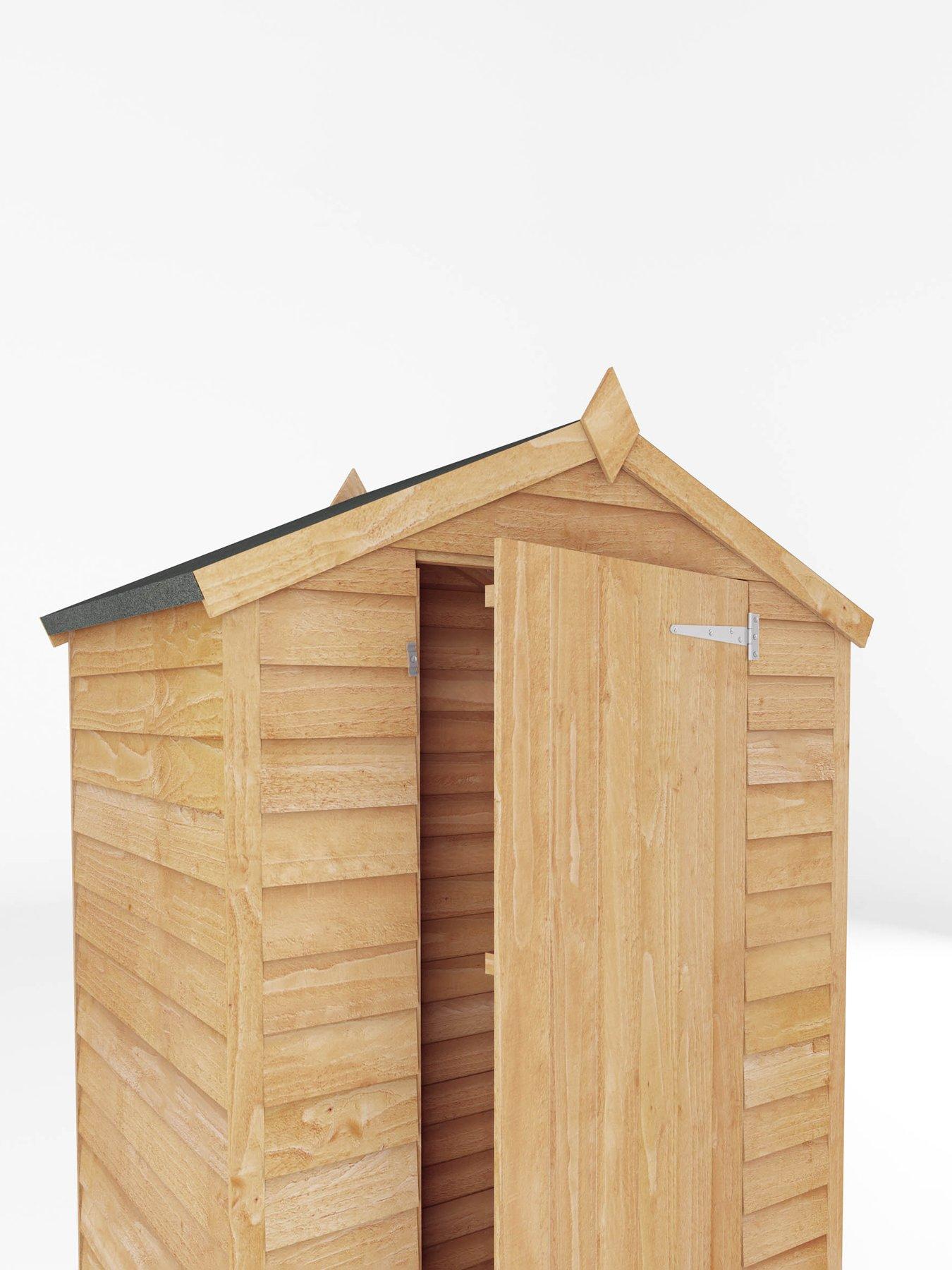  image of mercia-3-x-4-ftnbspoverlap-apex-windowless-shednbsp--fscreg-certified