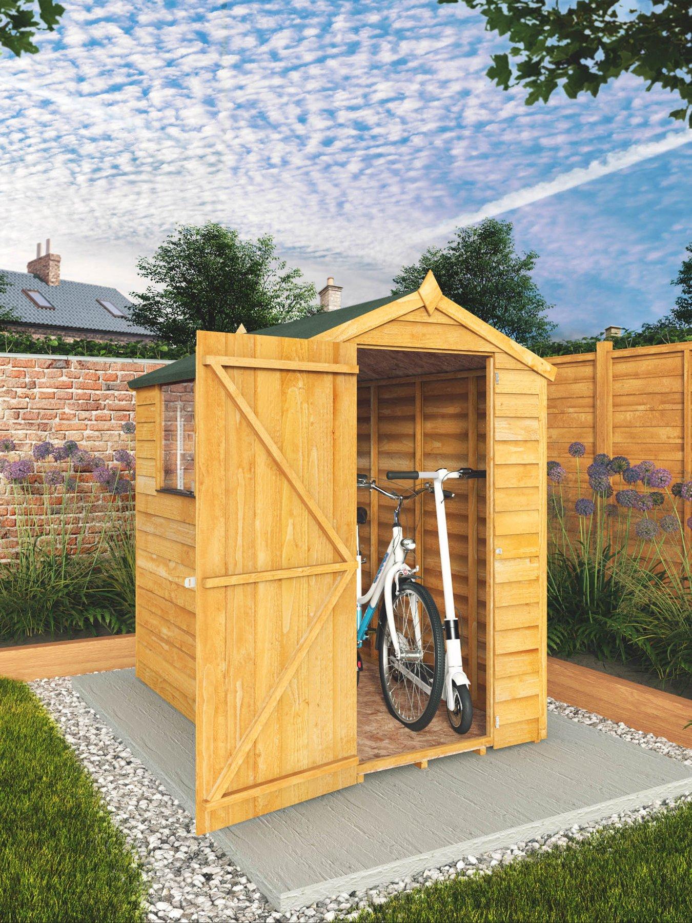 undefined 6 x 4 ft Overlap Apex Shed - FSC® Certified