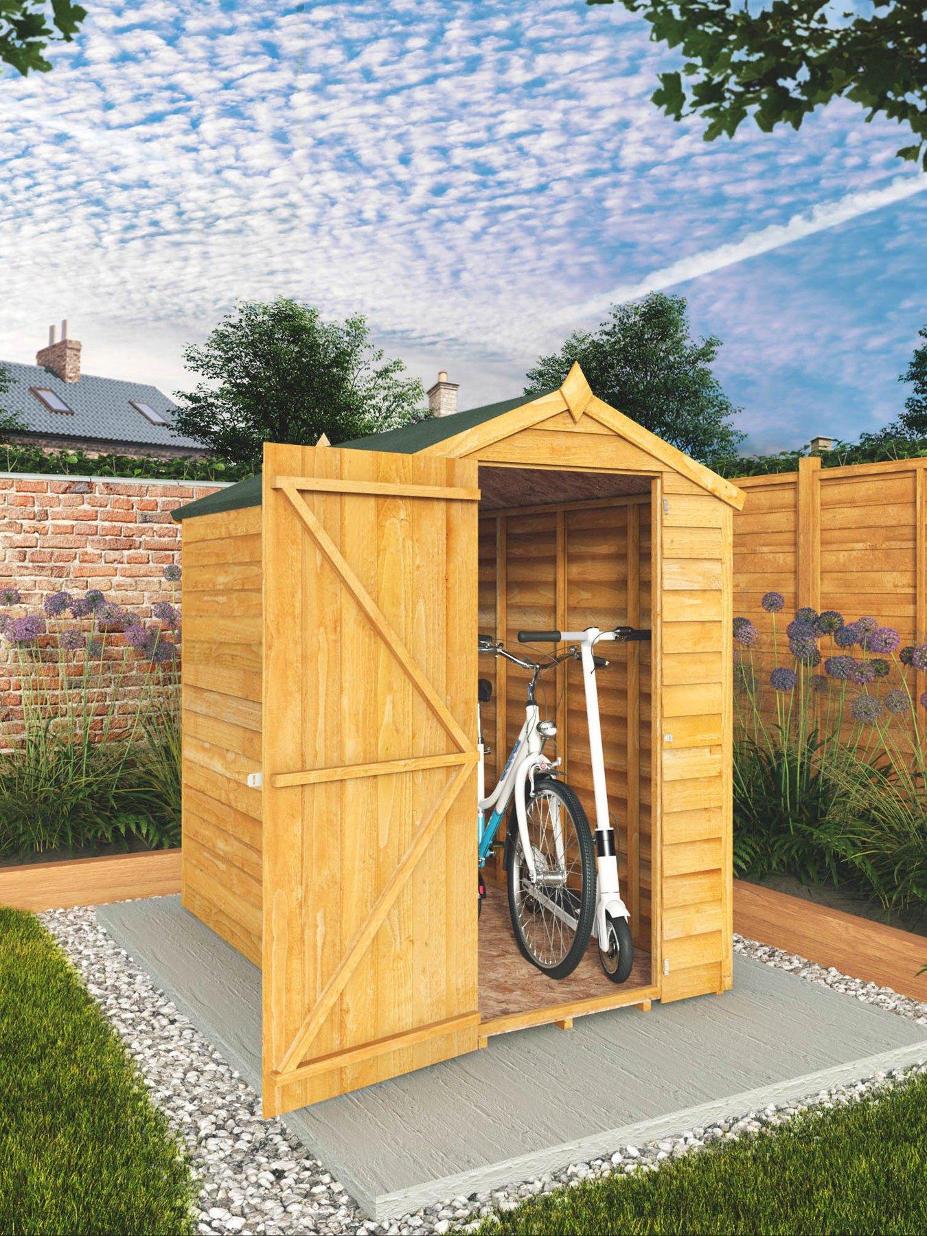 mercia-6-x-4-ftnbspoverlap-apex-windowless-shednbsp--fscreg-certified