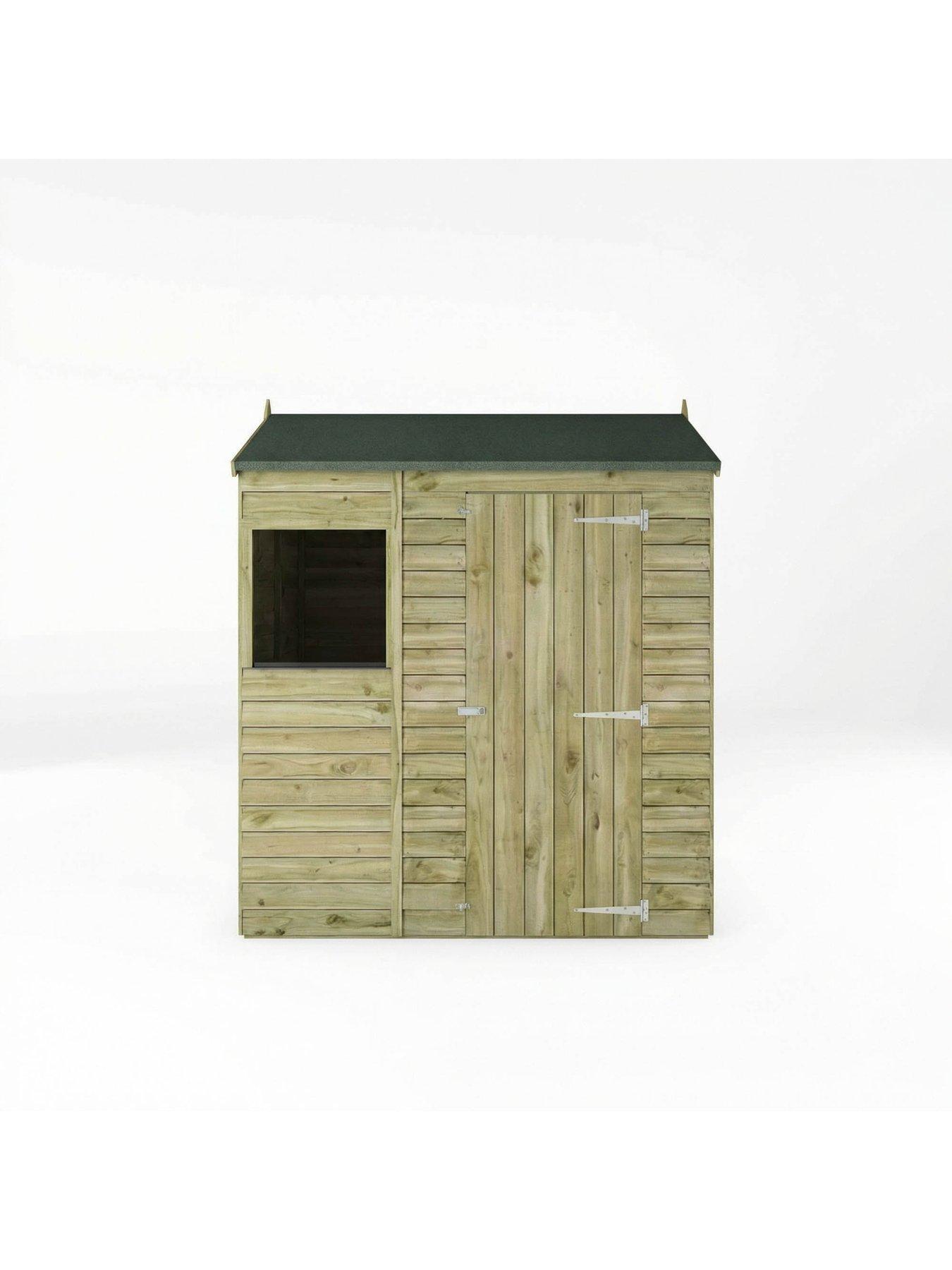 Image 4 of 6 of MERCIA 6 x 4 ft&nbsp;Overlap Reverse Apex Shed - FSC&reg; Certified