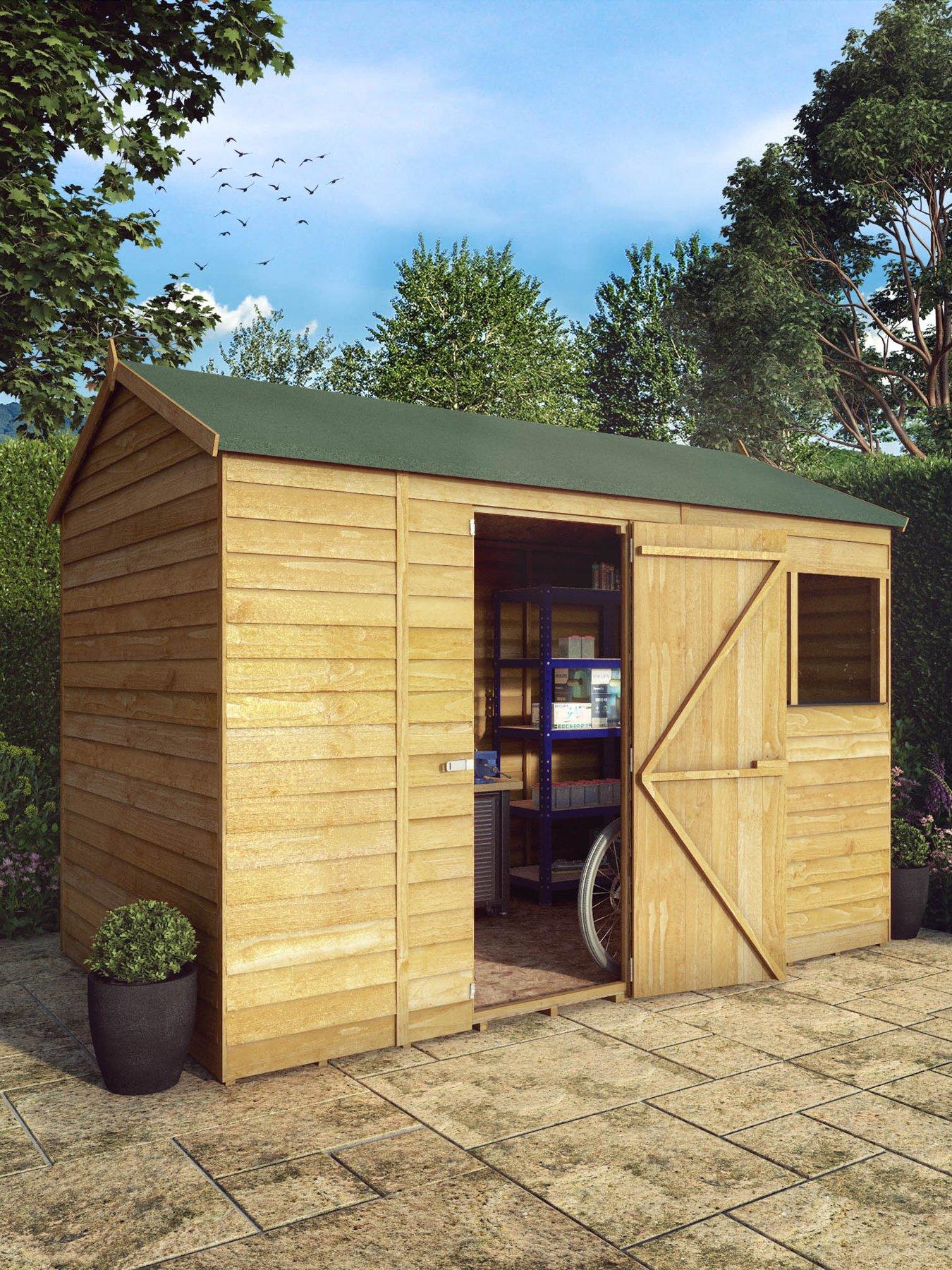 MERCIA 10 x 6ft Overlap Reverse Apex Shed - FSC® Certified
