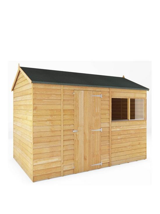 front image of mercia-10-x-6ft-overlap-reverse-apex-shed