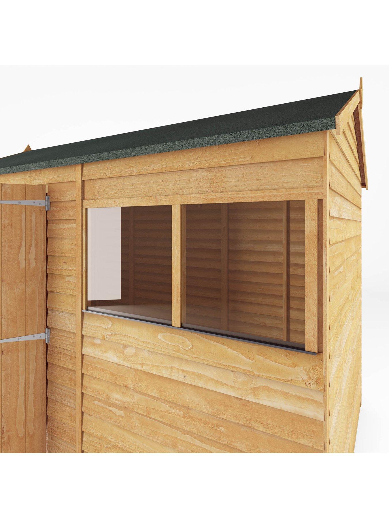 Image 4 of 6 of MERCIA 10 x 6ft Overlap Reverse Apex Shed - FSC&reg; Certified