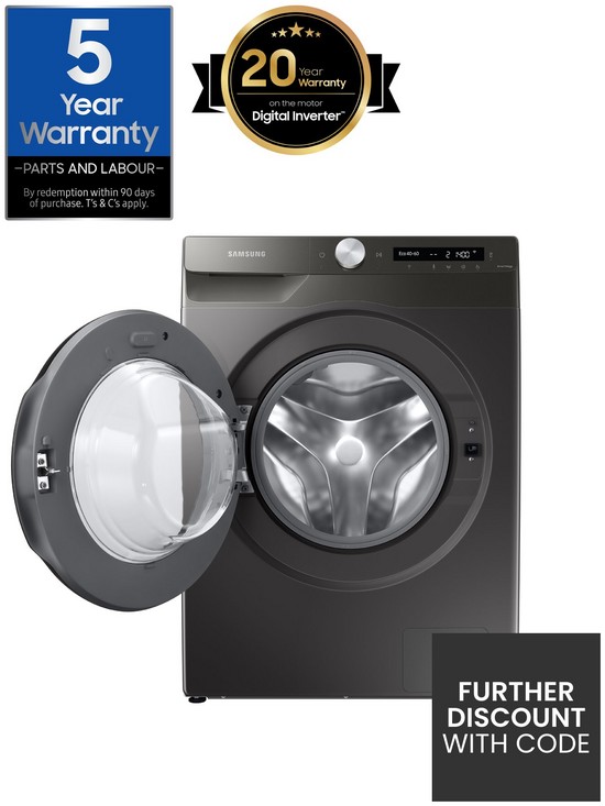 stillFront image of samsung-series-5-ww10t504dans1-with-ecobubbletrade-10kg-washing-machine-1400rpm-a-rated-graphite