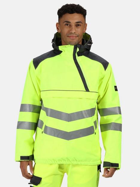 regatta-professional-workwear-tactical-hi-vis-bomber-jacket-yellow