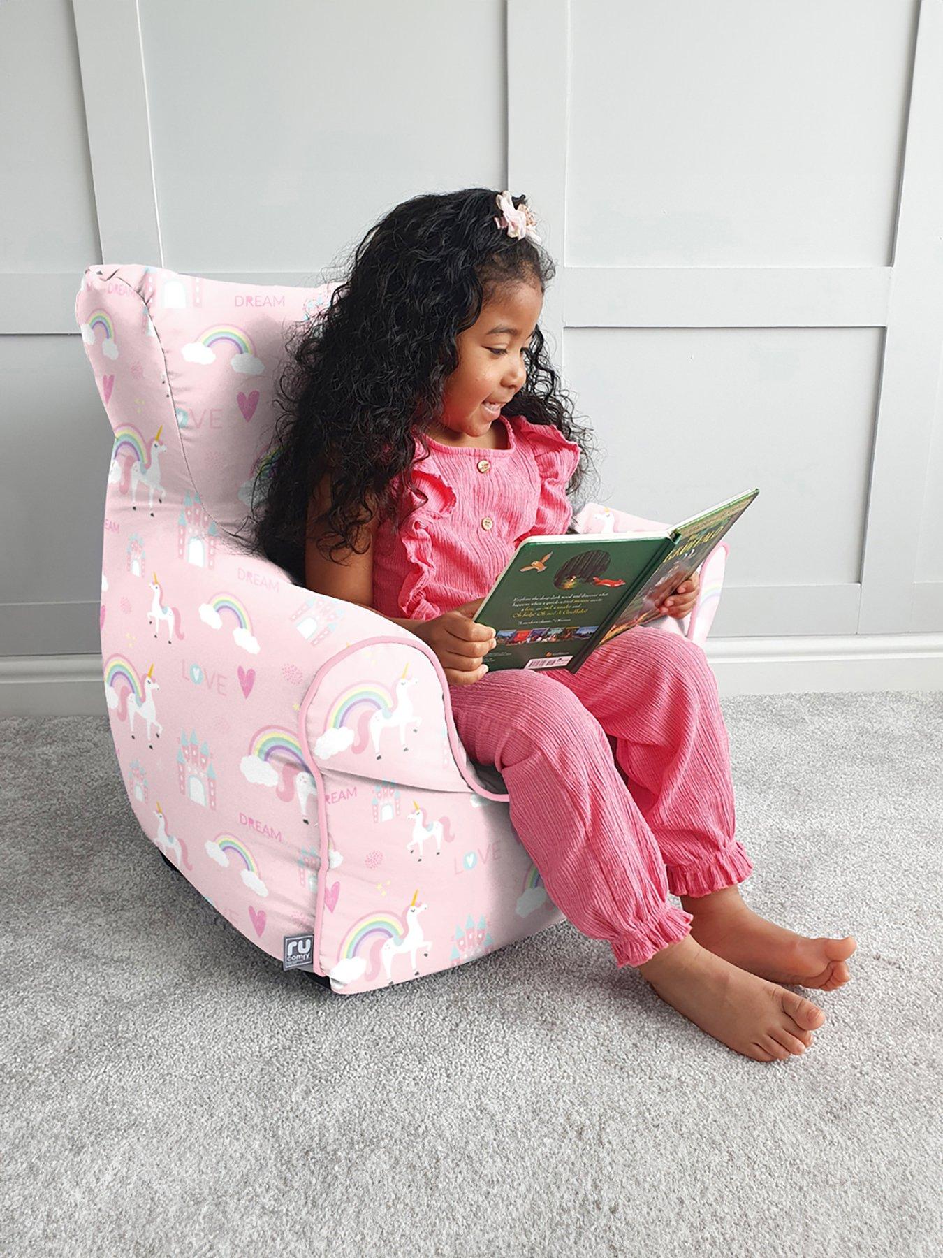 rucomfy Unicorn Childrens Armchair littlewoods