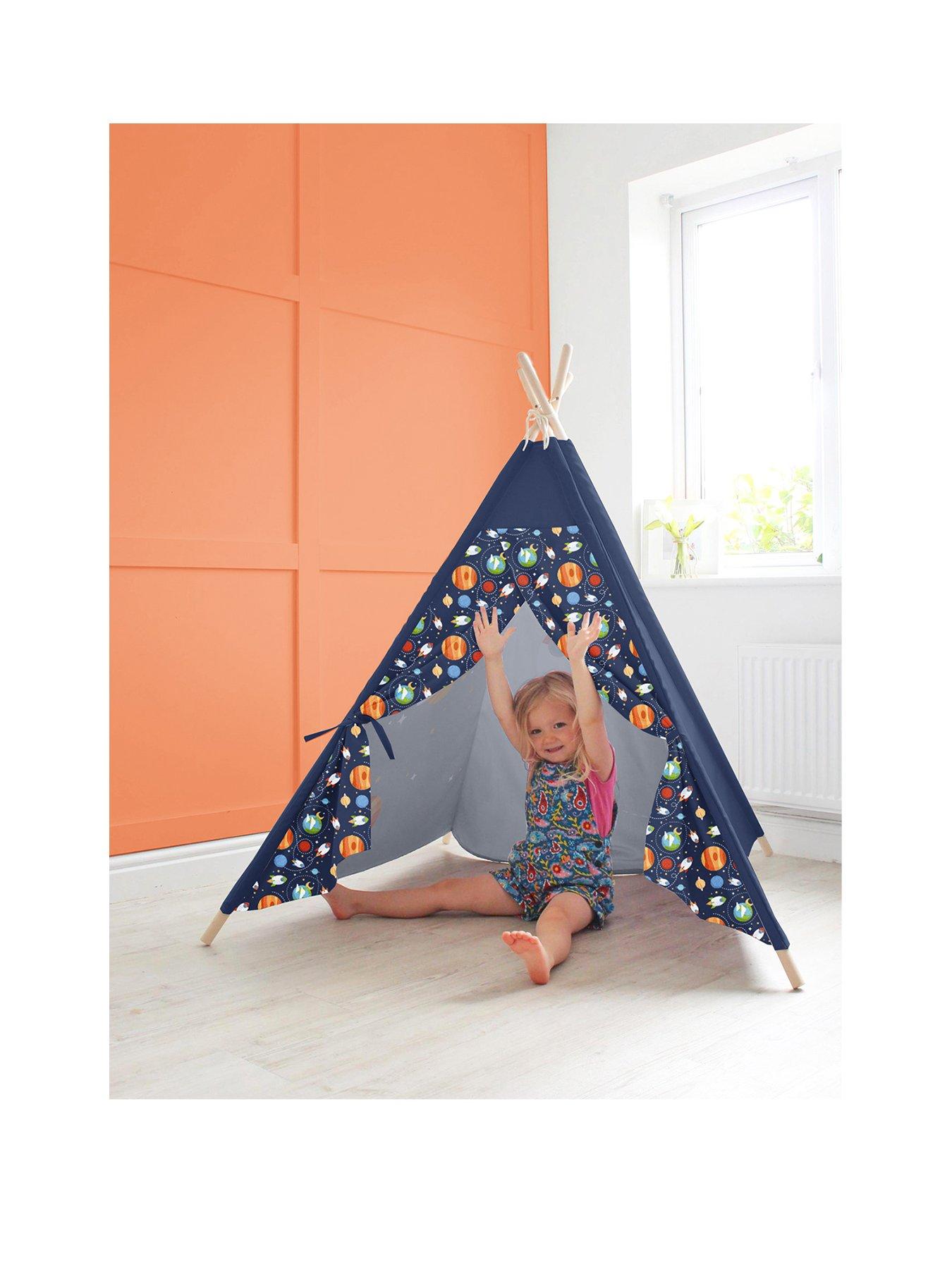  image of rucomfy-kids-teepee-play-tent-outer-space