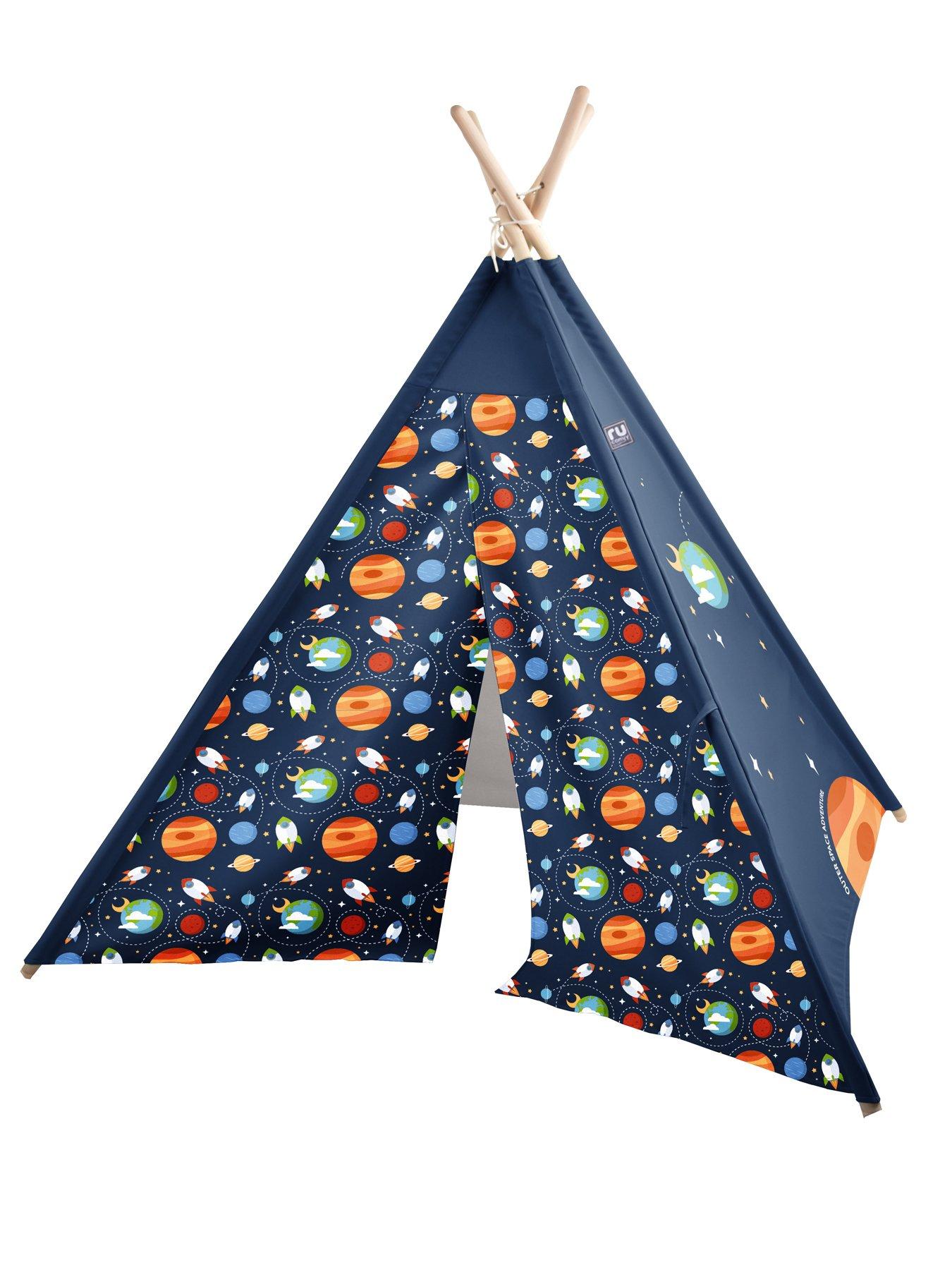  image of rucomfy-kids-teepee-play-tent-outer-space