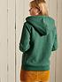  image of superdry-borg-lined-zip-hoodie-green