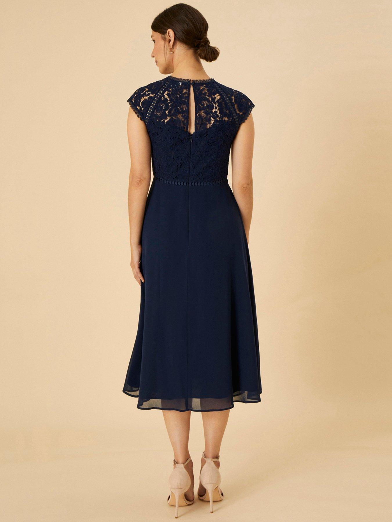 Navy on sale dress monsoon