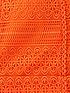  image of michelle-keegan-lace-puff-sleeve-mini-dress-orange