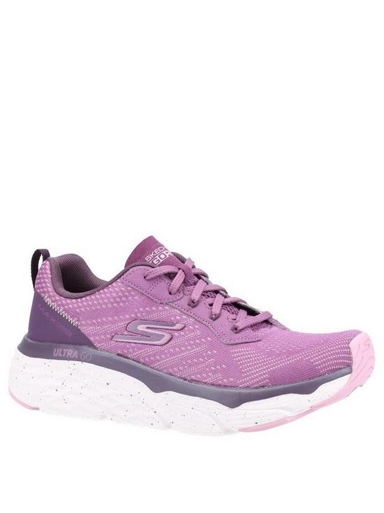 front image of skechers-max-cushioning-elite-trainers