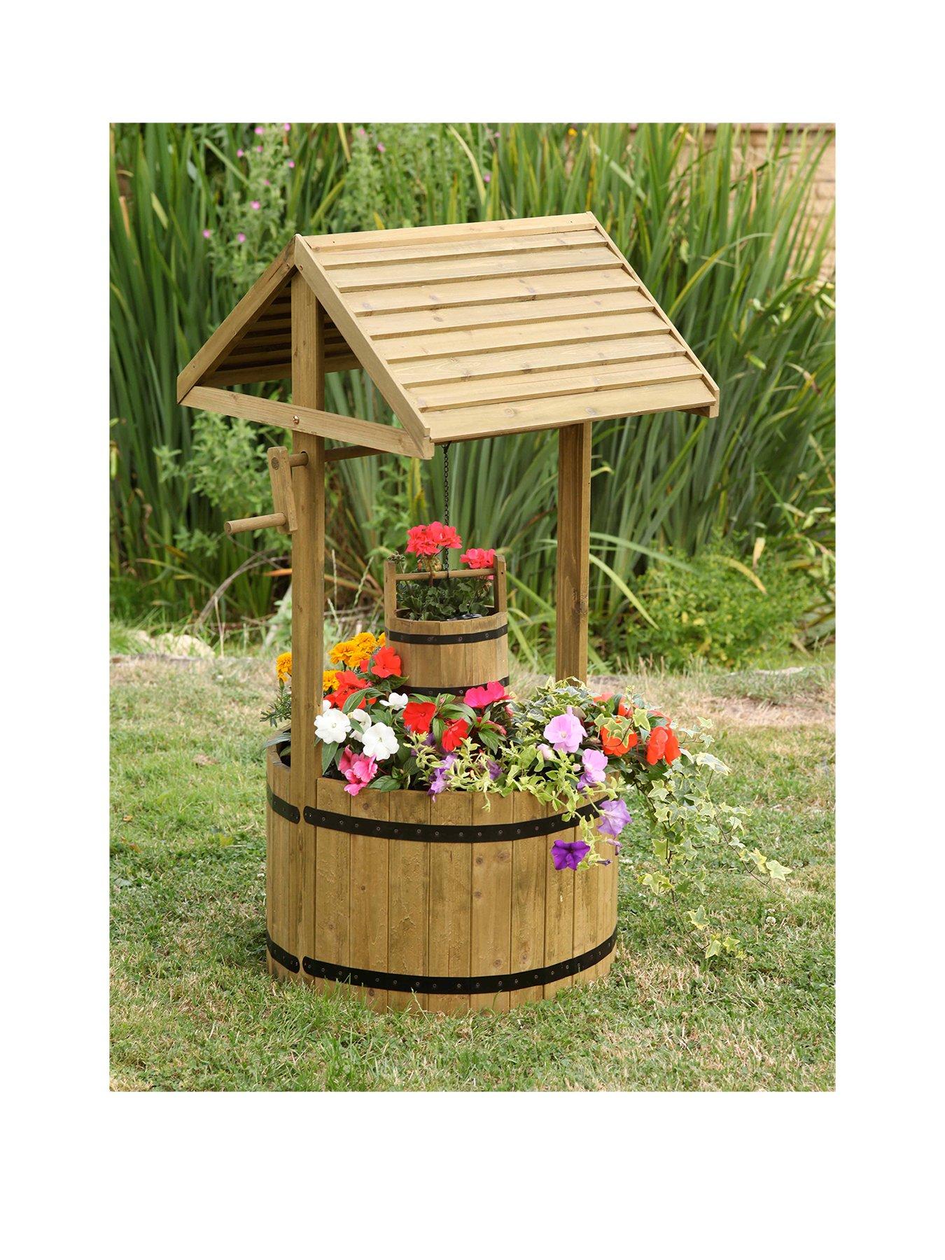 undefined Large Wishing Well Garden Ornament