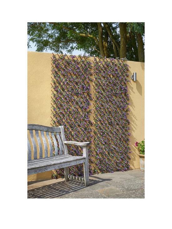 front image of smart-garden-vivid-violet-garden-trellis-180-x-60-cm