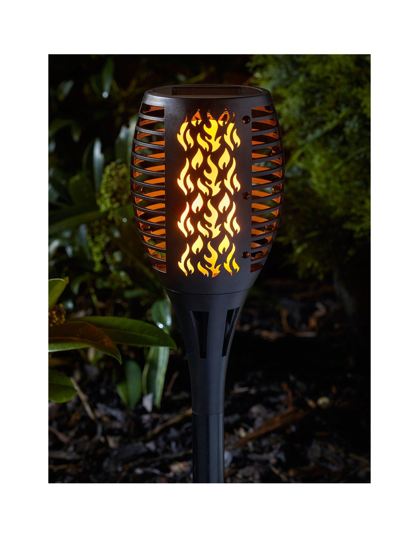 Smart solar deals flaming torch