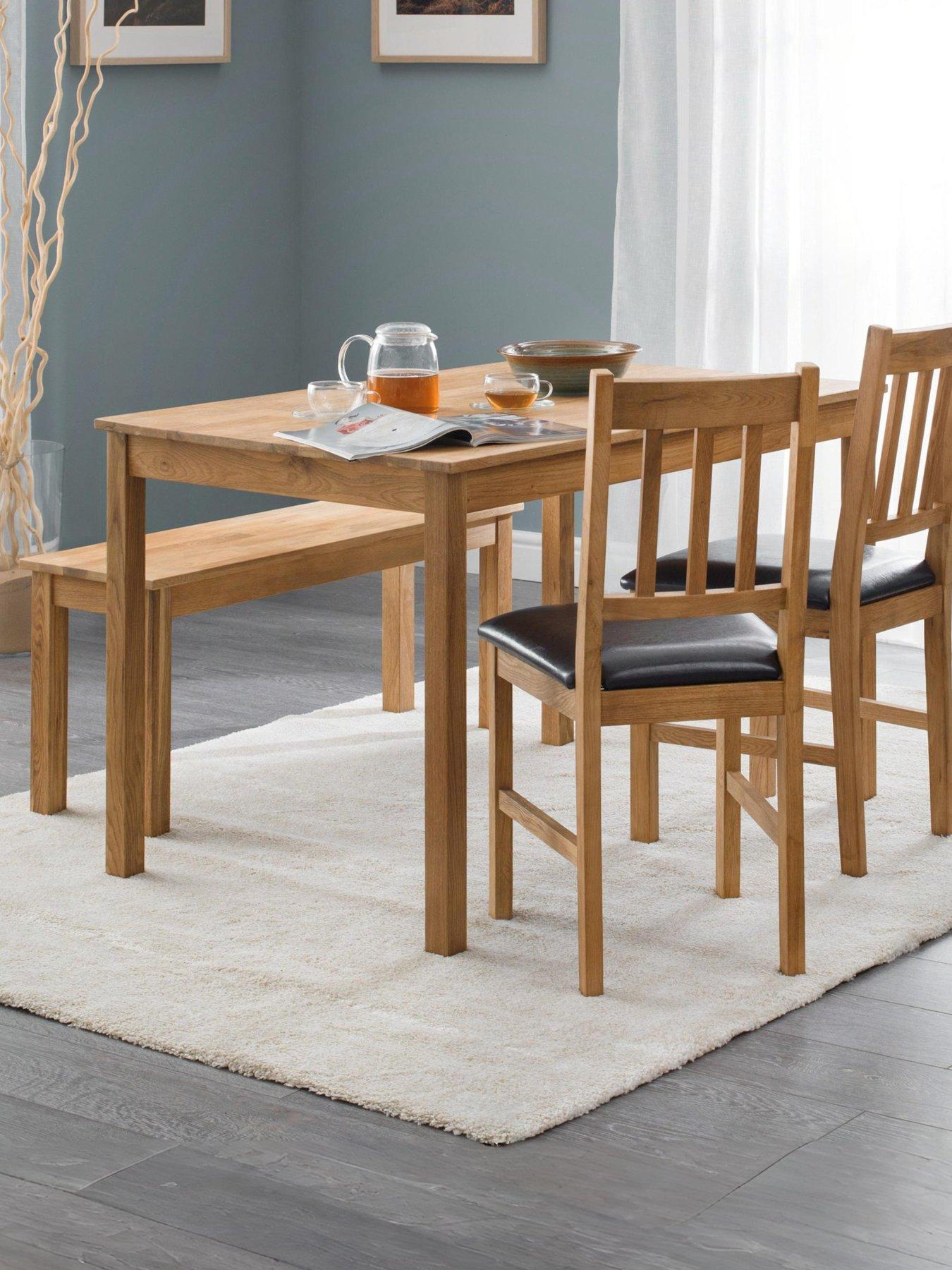 Julian Bowen Coxmoor Rectangular Solid Oak Dining Table