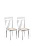  image of julian-bowen-set-of-2-coast-white-dining-chairs