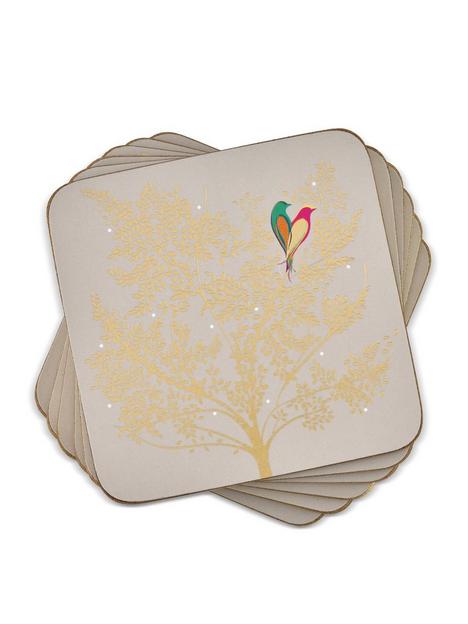 pimpernel-chelsea-gold-leaf-set-of-6-coasters