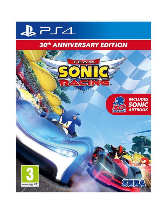 front image of playstation-4-team-sonic-racing-30th-anniversary-edition