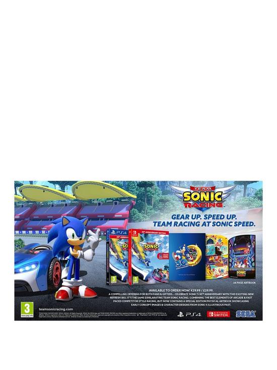 stillFront image of playstation-4-team-sonic-racing-30th-anniversary-edition