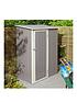  image of rowlinson-trentvale-5x3-metal-pent-shed-light-grey