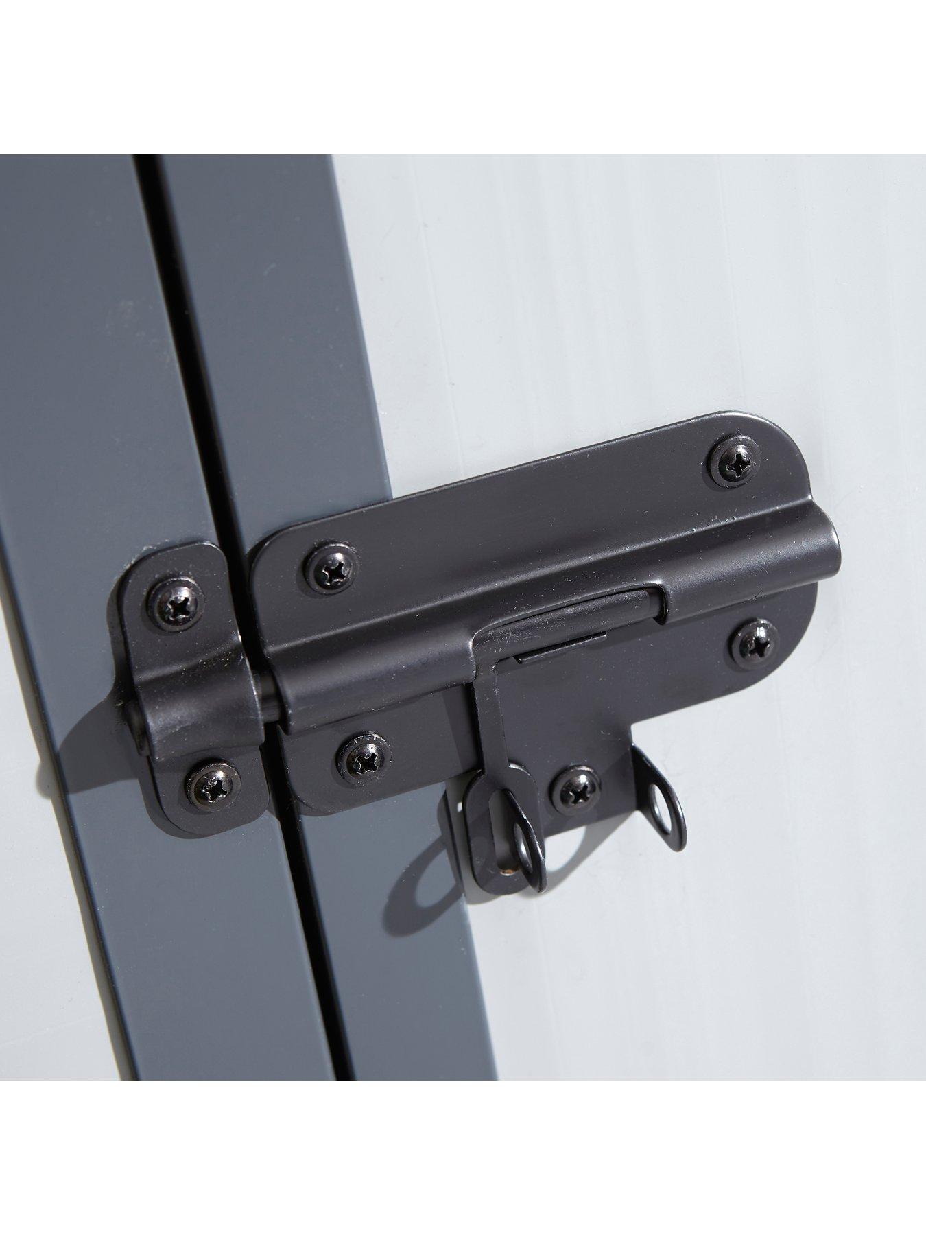  image of rowlinson-airevale-4-x-6ftnbspapex-plastic-shed-light-grey
