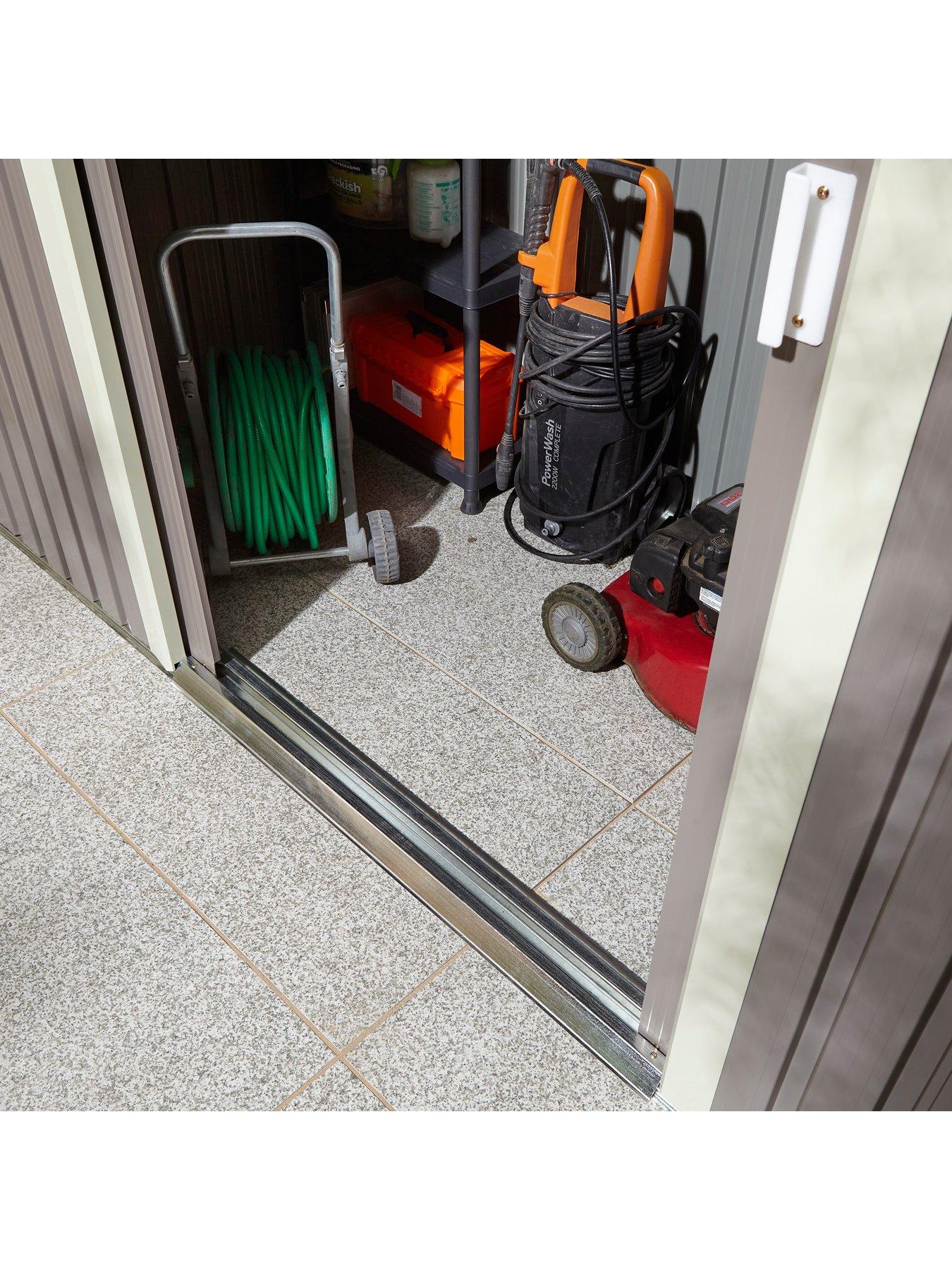 Image 5 of 6 of Rowlinson Trentvale 8 X 4ft Metal Pent Shed - Light Grey