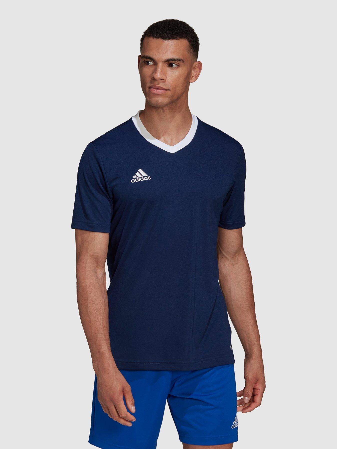adidas Mens Entrada 22 Training Tee - Navy