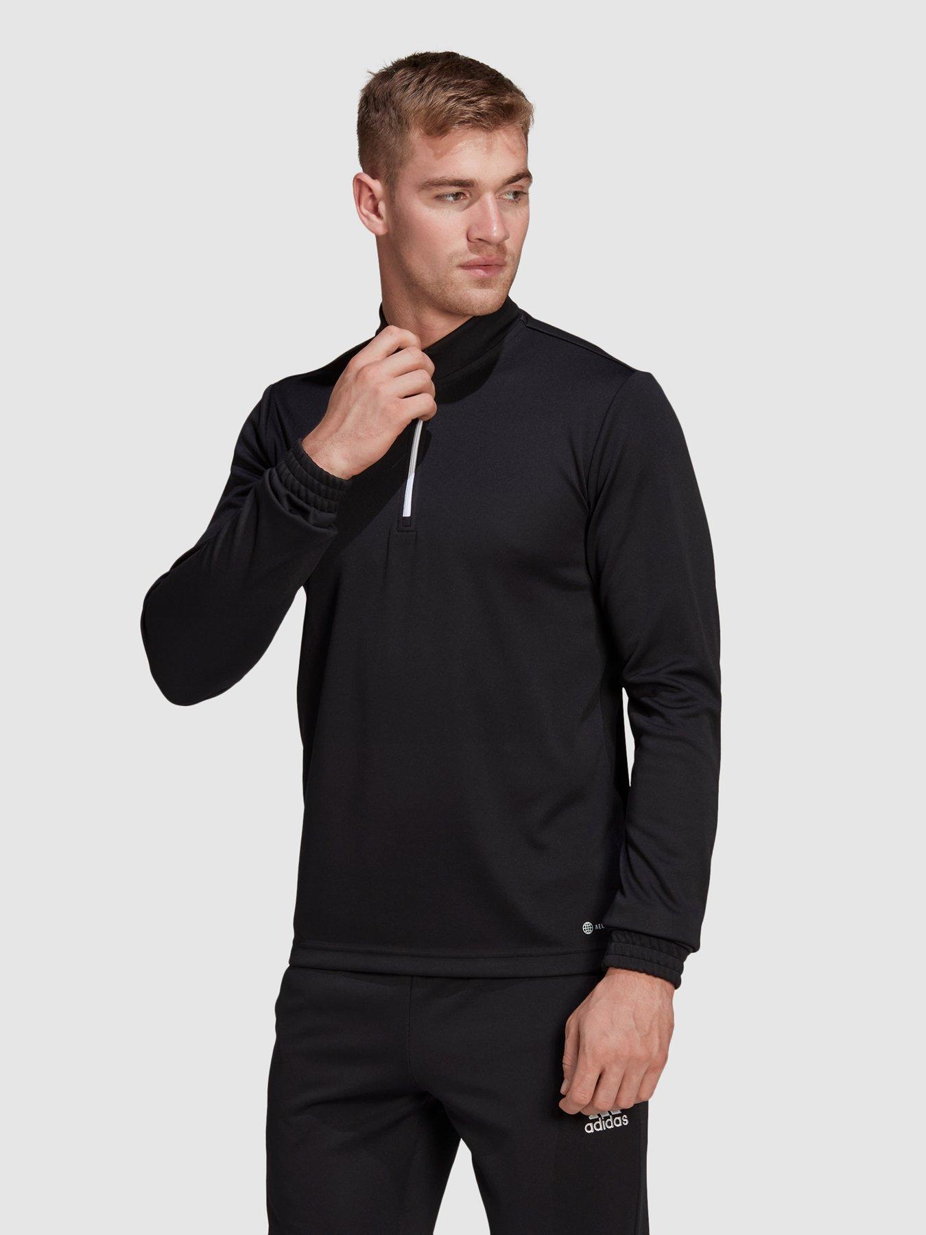 undefined Mens Entrada 22 Training 1/2 Zip Top - Black