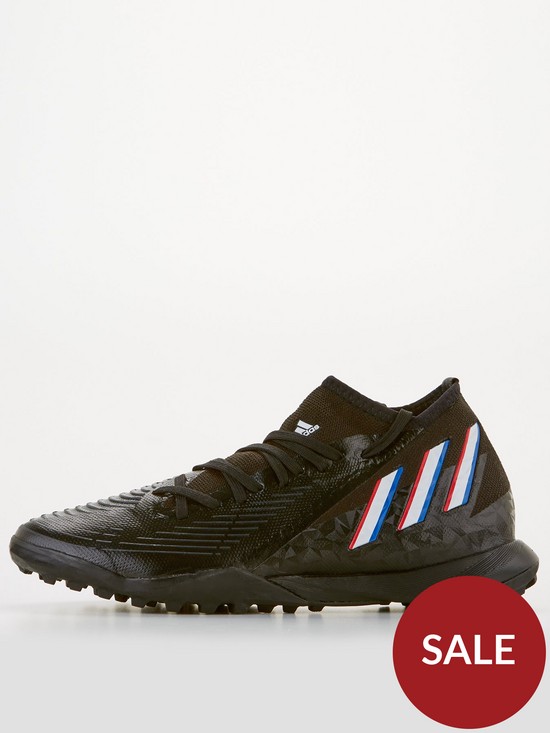 front image of adidas-predator-203-astro-turf-football-boots-black