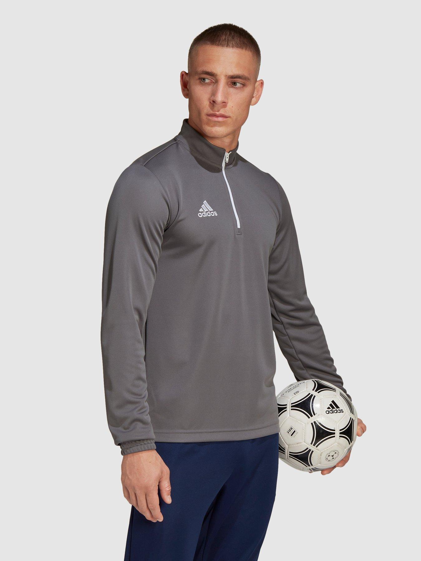 Image 3 of 4 of adidas Mens Entrada 22 Training 1/2 Zip Top - Grey