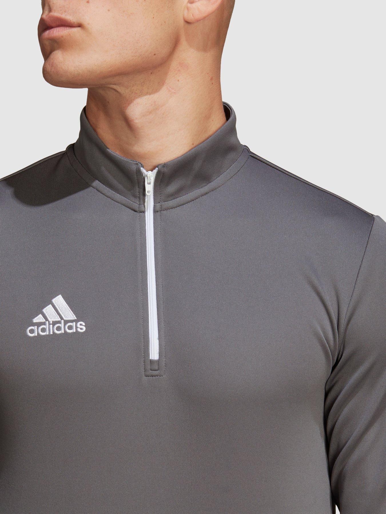 Image 4 of 4 of adidas Mens Entrada 22 Training 1/2 Zip Top - Grey