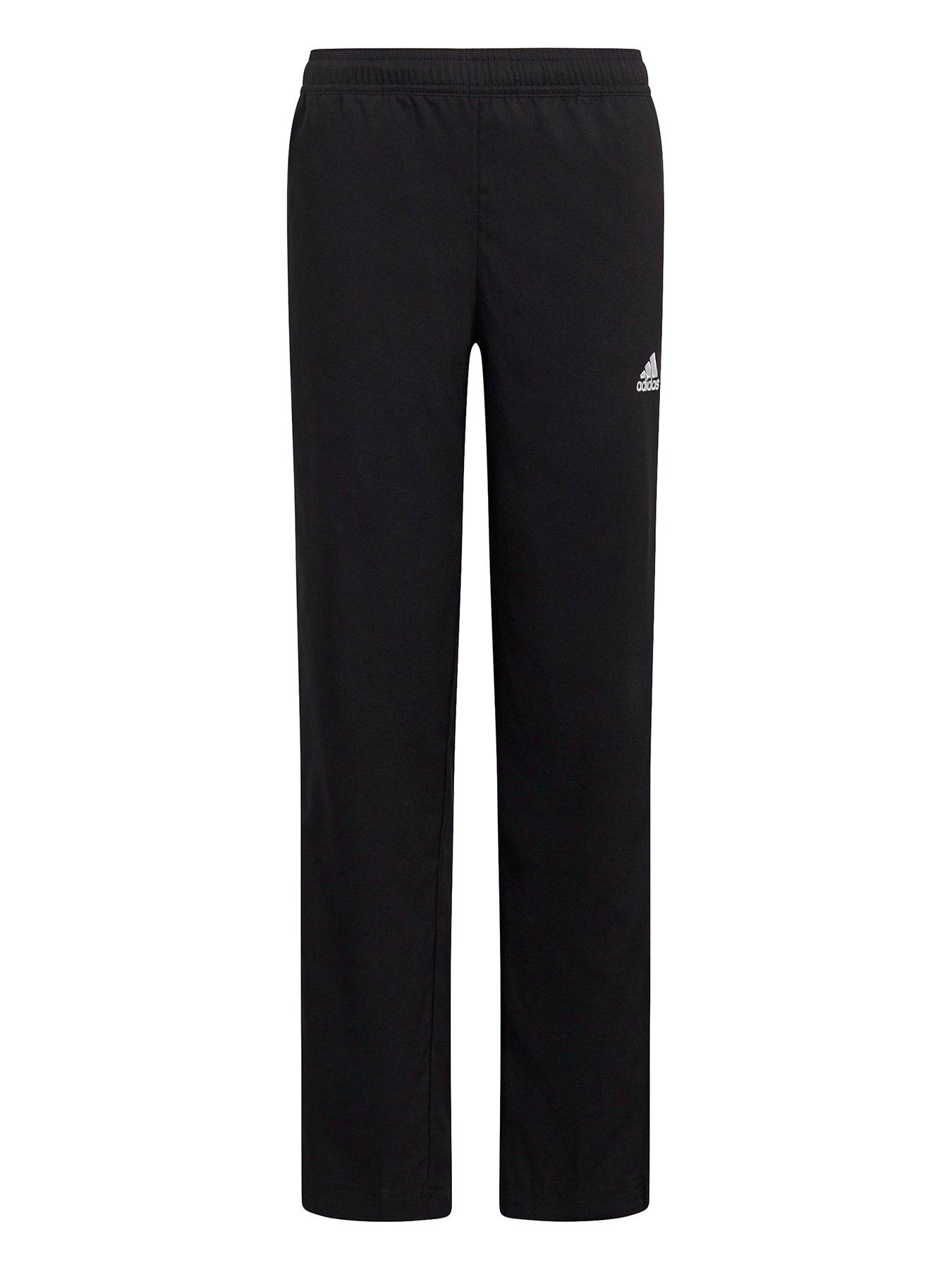 front image of adidas-youth-entrada-22-pant-black