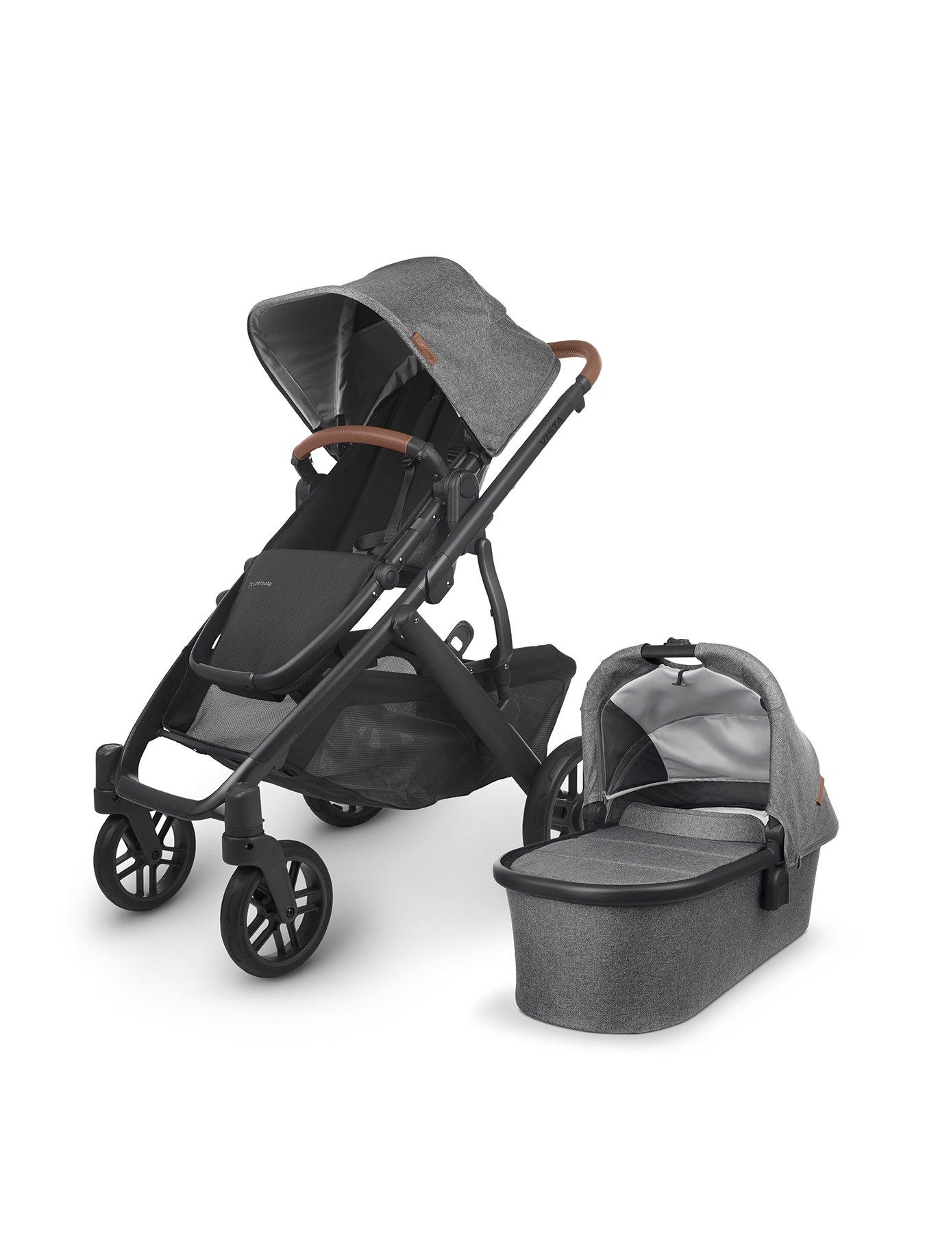 UPPAbaby Vista Pushchair Carrycot, Seat Unit, Rainshields, Sun Shades