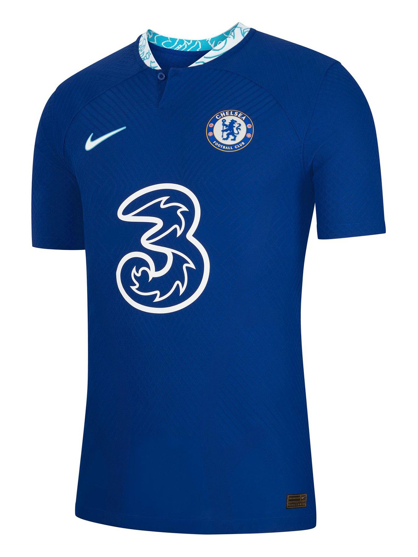 Chelsea Mens 22 23 Home Short Sleeved Vapor Shirt Blue