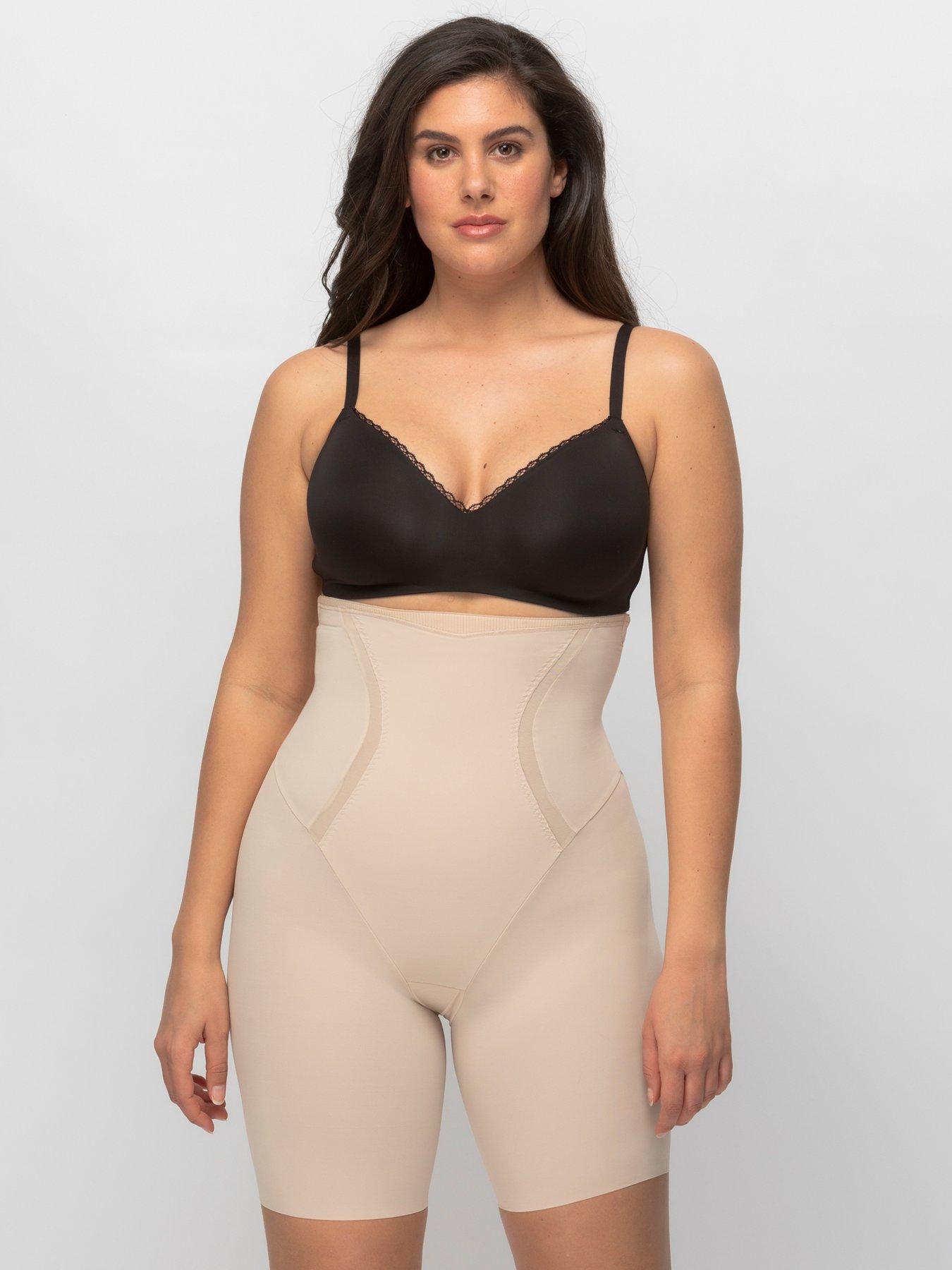 Maidenform Flexees Ultra Firm Control Waist Nipper Trainer Boning Brown  Nude XXL